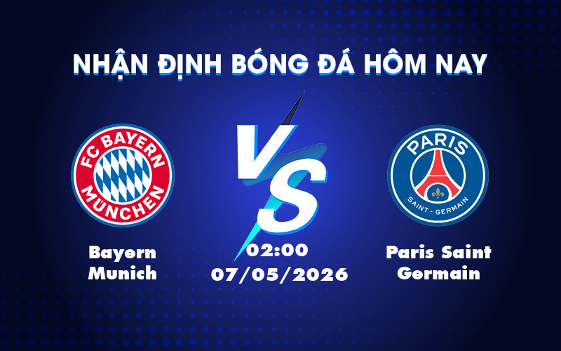 Nhận định soi kèo trận đấu Bayern Munich vs Paris Saint Germain Cuộc đọ sức đỉnh cao tại C1 Nhận định soi kèo trận đấu Bayern Munich vs Paris Saint Germain Cuộc đọ sức đỉnh cao tại C1