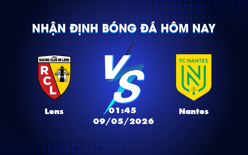 Dự đoán kết quả Lens vs Nantes: Lens chiếm ưu thế trong cuộc đối đầu tại Ligue 1 Dự đoán kết quả Lens vs Nantes: Lens chiếm ưu thế trong cuộc đối đầu tại Ligue 1